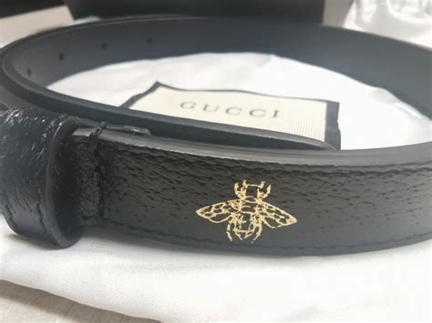 gucci bee print belt|authentic gucci women belt.